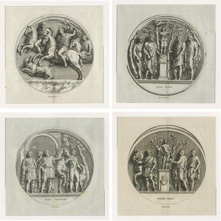 After Montfaucon, Grand Roman Reliefs, 1721, Engravings, Set of 2 For Sale