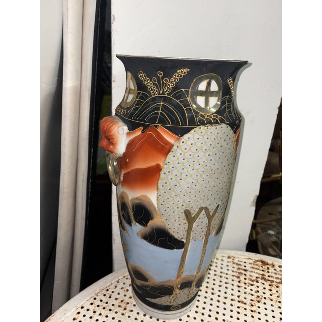 Antique Japanese Vase, 1890s For Sale - Image 4 of 8