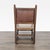Vintage Leather Dining Armchair With Carved Finials For Sale - Image 4 of 8