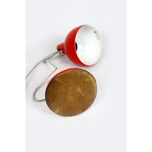 Mid-Century Red Desk Lamp from Lidokov, Former Czechoslovakia, 1960s For Sale - Image 14 of 18