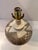 1970s Mid-Century Modern Ceramic Geometric Carved Lamp Base For Sale In Miami - Image 6 of 9