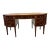 Maitland-Smith Mahogany Partners Desk With Hidden Bookcase Cabinets For Sale