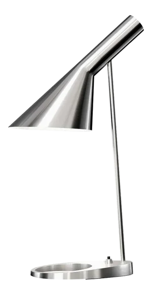 Arne Jacobsen 'Aj Mini' Table Lamp in Stainless Steel for Louis Poulsen