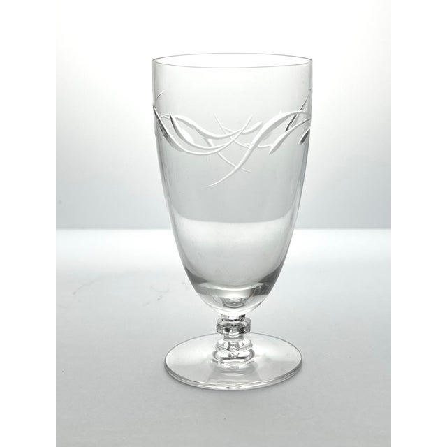Tiffin Franciscan “Surf” Set of 6 Iced Tea Glasses For Sale - Image 4 of 7