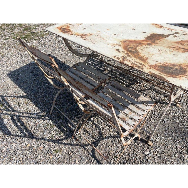 Wrought Iron Garden Furniture, 1900 For Sale - Image 5 of 10