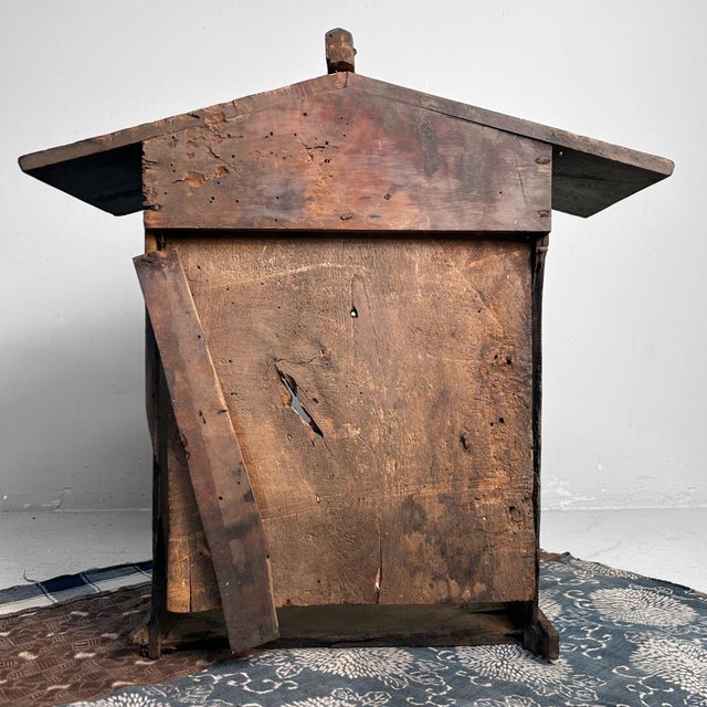 Black Japanese Kamidana Antique Shinto Wooden Shrine For Sale - Image 8 of 10