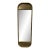 Mastercraft Full-Length Brass Oblong Wall Mirror For Sale
