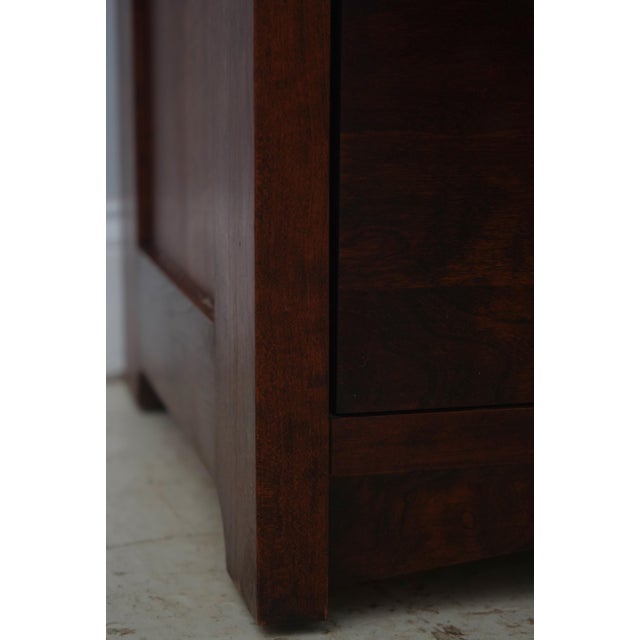 Brown Michaels Arts & Crafts Mission Style Cherry 12 Drawer Dresser For Sale - Image 8 of 17