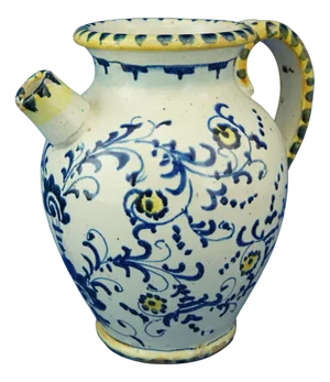 Antique Italian Renaissance Tuscan Majolica Pharmacy Jar, 1600s