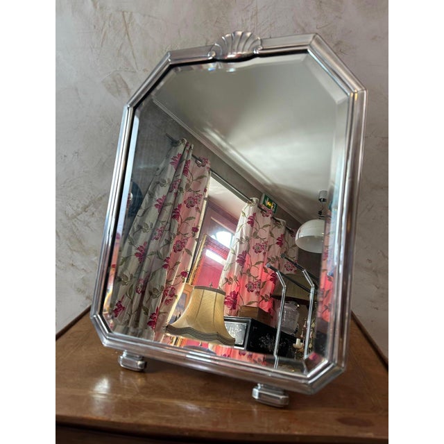 Vintage Art Deco Mirror, 1930 For Sale - Image 3 of 11