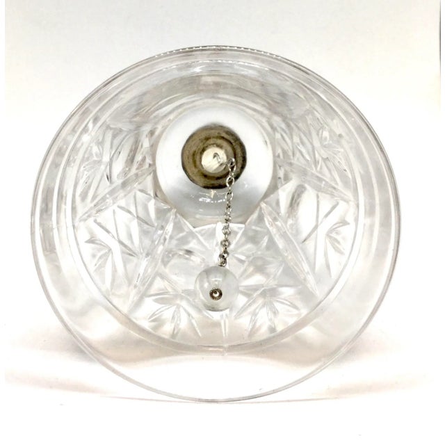 Vintage Cut Crystal & Silver Plated Bell For Sale In Portland, ME - Image 6 of 9