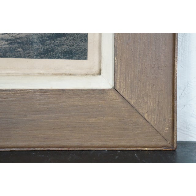 Antique 1877 Henry Farrer December Forest Landscape Etching 13", Framed For Sale - Image 6 of 8