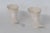 Mid 20th Century Lenox China Porcelain Cornucopia Pair of 2 Made in Usa With 24k Gold Trim 4927b For Sale - Image 5 of 13
