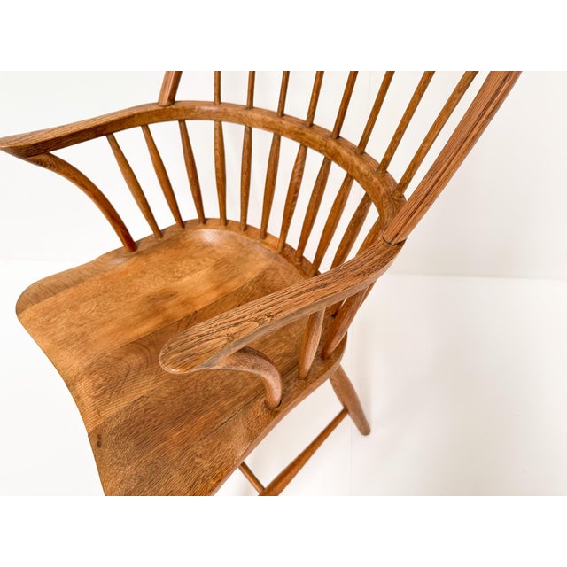 Carl Hansen & Søn Danish CH18A High Back Chair in Oak by Frits Henningsen for Carl Hansen & Son, 1960s For Sale - Image 4 of 14