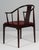 Red Model 4283 Chinese Chair attributed to Hans J. Wegner for Fritz Hansen For Sale - Image 8 of 9