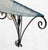 1980s Vintage Hollywood Regency Demilune Black Gold Gilt Twisted Rope Iron Half Moon Wall Console Table For Sale - Image 5 of 11