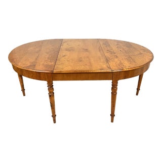 Antique Biedermeier Style Dining Table For Sale