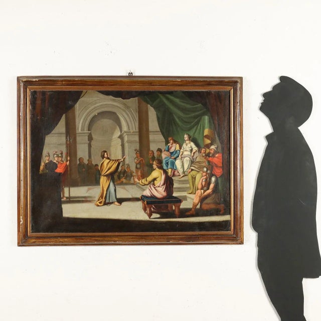 Oil on canvas. Northern European school of the 18th century.Carataco was a Celtic king of the Briton tribe Catuvellauni...