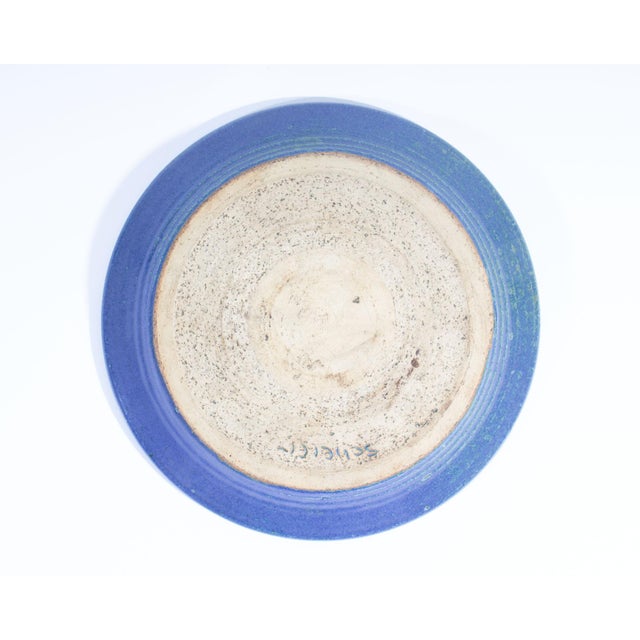 Ceramic Signed Studio Pottery Dish by Edwin and Mary Scheier For Sale - Image 7 of 8