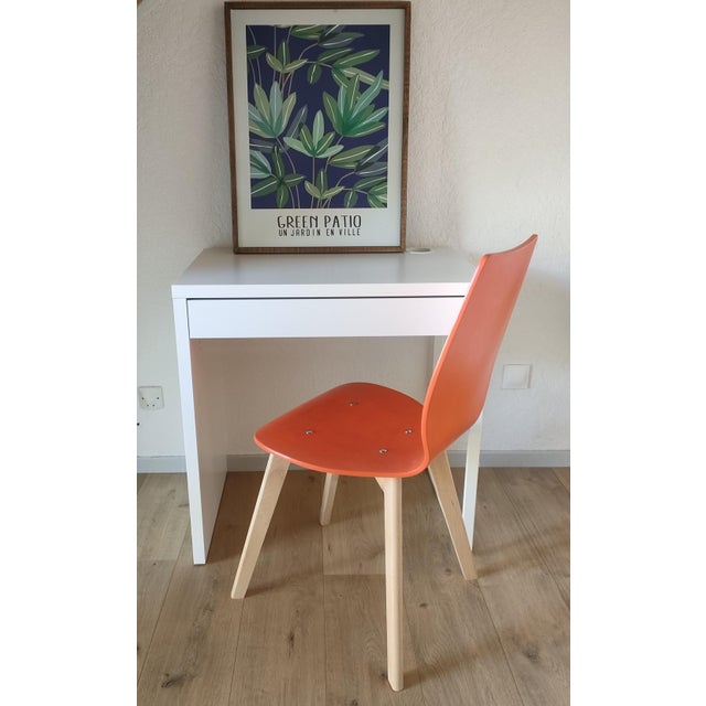 1990s Scandinavian Style Wooden Office Chair, 1990s For Sale - Image 5 of 6