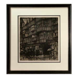 Luigi Kasimir London, Holborn House 1920 Original Print