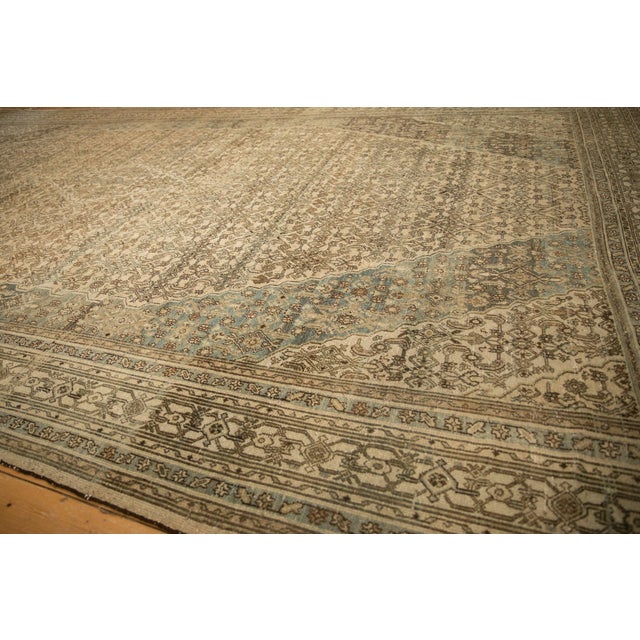 1950s Vintage Distressed Bibikabad Carpet - 10'7" x 18'4" For Sale - Image 5 of 12