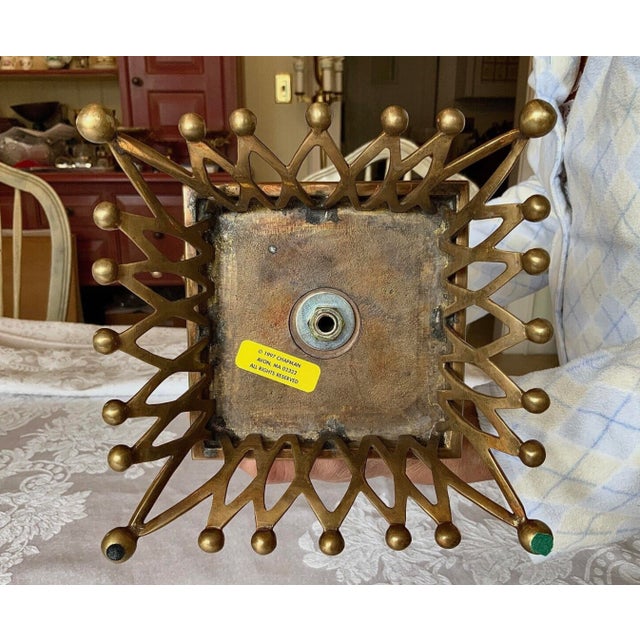 1990s Chapman Regency Antique Brass & Marble Candelabras - a Pair For Sale - Image 9 of 11