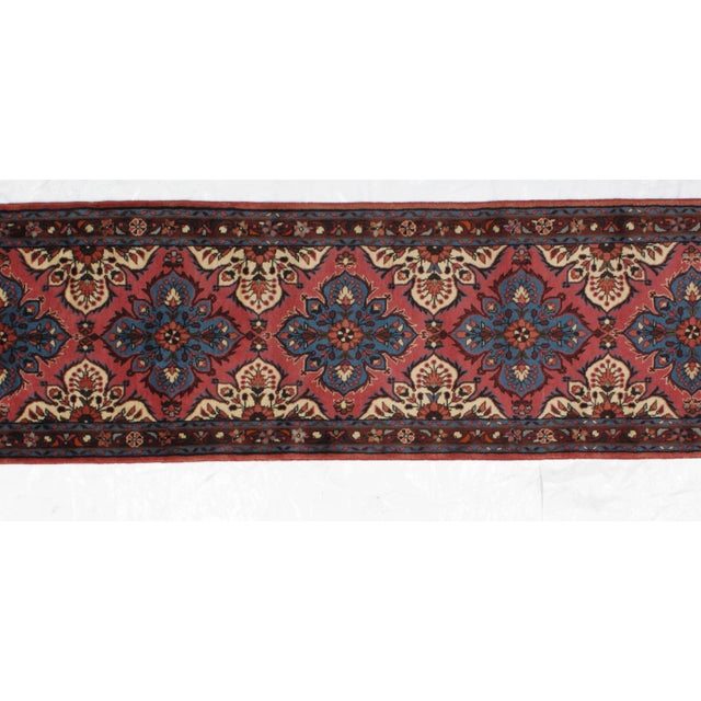 1970s 1970s Vintage Persian Tafresh Runner Rug - 2′6″ × 12′8″ For Sale - Image 5 of 8