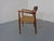 Model 56 Armchair in Teak & Papercord by Niels Otto Møller for J.L. Møllers, Denmark, 1950s For Sale - Image 4 of 18