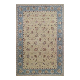 12x18 Handwoven Indian Agra Area Rug - 108167 For Sale
