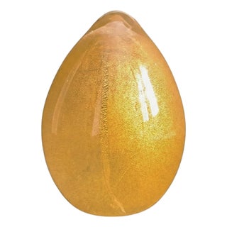 Egg-Shaped Paperweight in Murano Glass from FFM Effe Due Murano Glassworks, 1970s For Sale