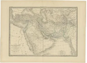 Antique Map of Turkey, 1842