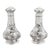 Sterling Silver Art Nouveau Salt Shakers - A Pair For Sale