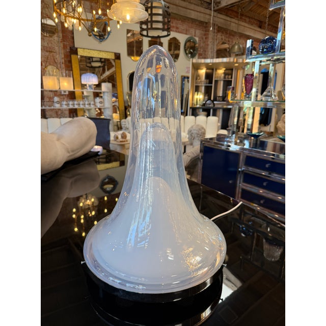 1970s Carlo Nason Ls144 Murano Glass Table Lamp for Mazzega, Italy For Sale In Los Angeles - Image 6 of 11