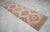 1960s Distressed Oushak Runner Rug Faded Colors Low Pile Pink Hallway Decor - 3'1″x 12'5″ For Sale - Image 5 of 12