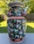 Vintage Chinese Ceramic Vase W/Butterflies, Flowers & Pomegranate Fruit Handles For Sale - Image 9 of 16
