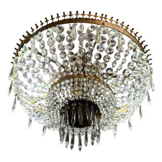 Antique Empire Ceiling Lamp, 1890s For Sale