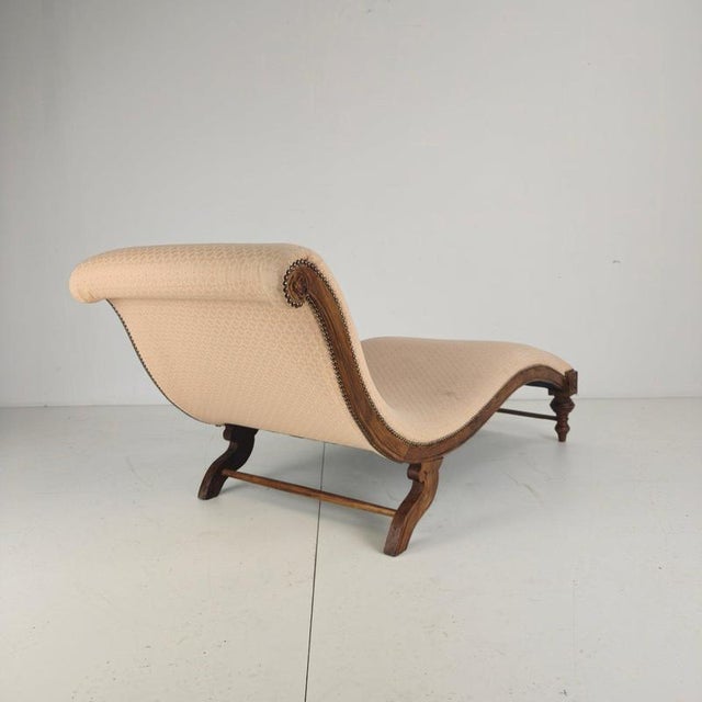 Antique English Chaise Lounge, 1800s For Sale - Image 13 of 14