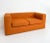 Mid-Century Modern Orange Two-Seater Sofa, Italy