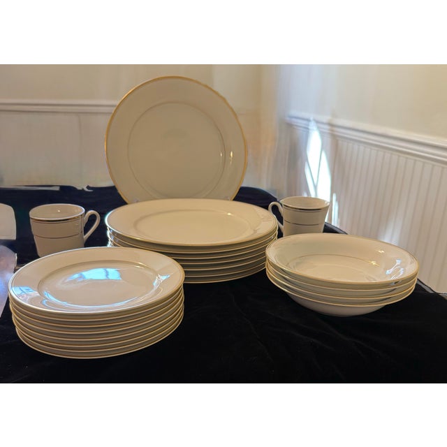 Noritake China Goldart Dishes - 22pcs For Sale - Image 6 of 12