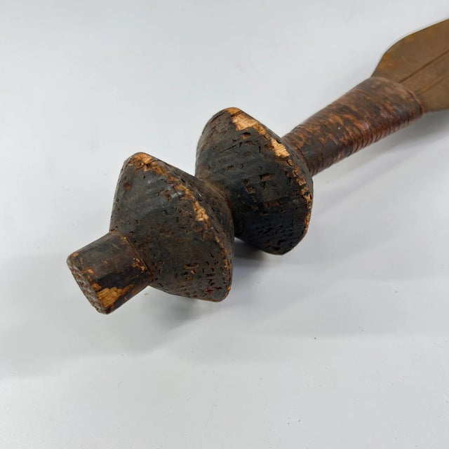 Early 20th Century Early 20th Century Ngombe Executioner's Prestige Knife Currency For Sale - Image 5 of 6
