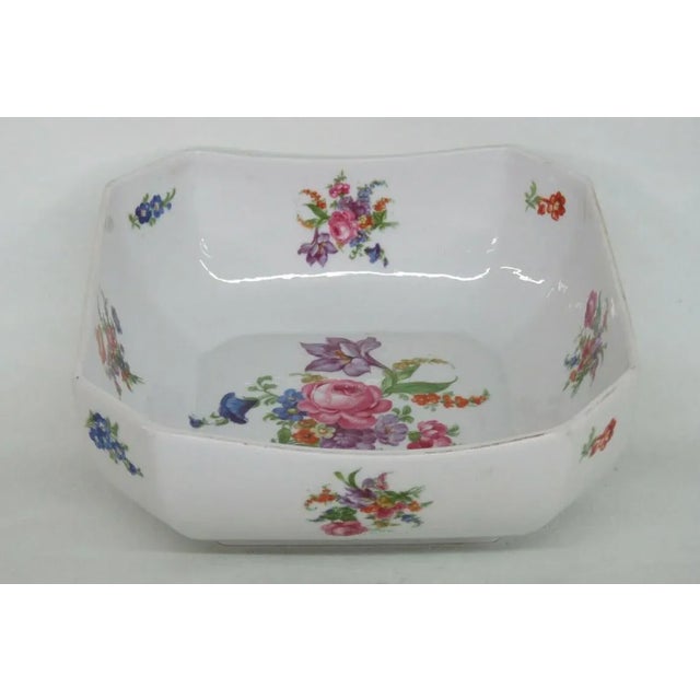 MZ Altrohlau CMR Czechoslovakia Square Serving Bowl For Sale - Image 9 of 11