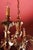 6-Arm Chandelier with Floral Decoration For Sale - Image 3 of 4