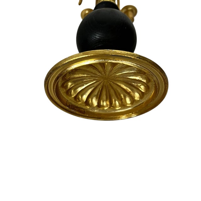 Vintage Mid Century Six Arm Candelabra For Sale - Image 4 of 4