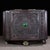 Brown 1970s Wood Jewelry Box With Dragon & Phoenix Carving and Gemstone Inlay For Sale - Image 8 of 10