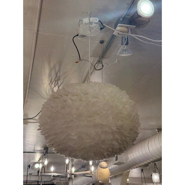 Umage Eos Feather Pendant, White For Sale - Image 4 of 12