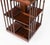 Wood Vintage Inlaid Mahogany Revolving Bookcase, 1980s For Sale - Image 7 of 11