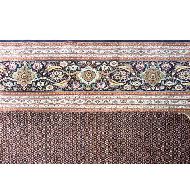 Vintage Persian Tabriz Rug For Sale In Chicago - Image 6 of 15