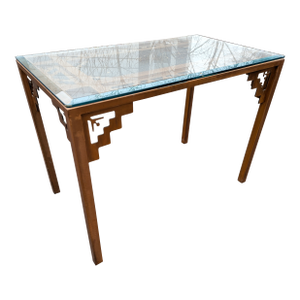 1980s Copper Framed Writing Desk