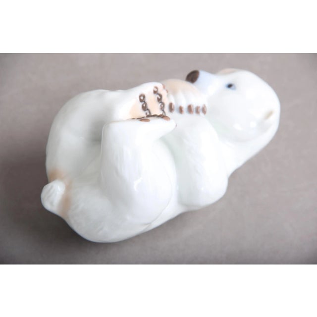 1990s Polar Bear Cub Model 538 by Merete Aergaard for Royal Copenhagen For Sale - Image 5 of 10